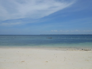 white beach in philippines