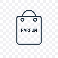 shopping bags icon isolated on transparent background. Simple and editable shopping bags icons. Modern icon vector illustration.