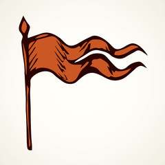 Flag. Vector drawing