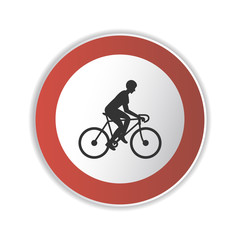 Fototapeta na wymiar Bicycle. Bike icon vector. Cycling concept. Sign for bicycles path Isolated on white background. Trendy Flat style for graphic design, logo, Web site, social media, mobile app, EPS10