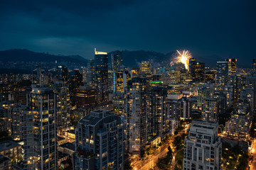 vancouver at night