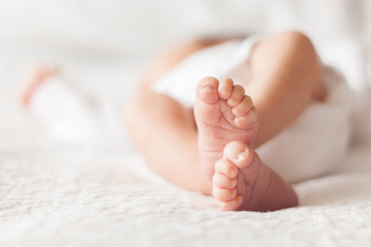 Cute sleeping newborn