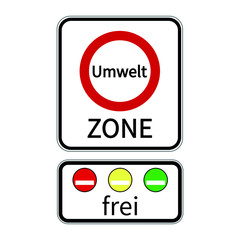 Umweltzone Schild