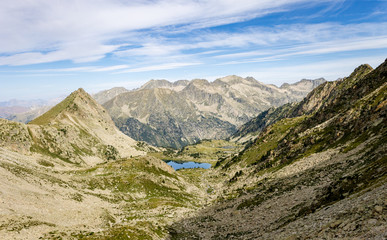 Naklejka na ściany i meble Lake in the Mountains Panorama