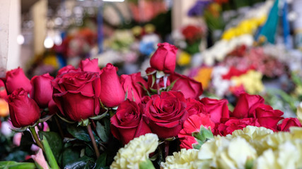 roses in the market