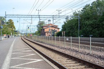 Small railroad station