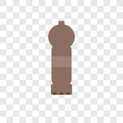 Pepper vector icon isolated on transparent background, Pepper logo design