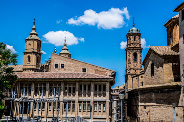 Fototapeta premium Alcañiz, town and municipality of Teruel province in the autonomous community of Aragon, Spain