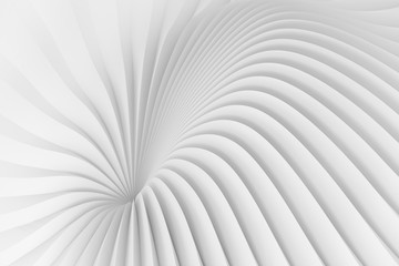 Texture of divergent white stripes. 3d illustration