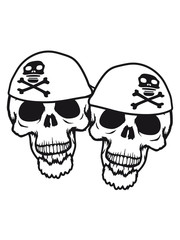 team paar 2 freunde duo kapitän matrose pirat seeräuber meer schiff boot verein yacht crew schädel skelett tot tod knochen horror cartoon halloween kopf totenkopf clipart böse co