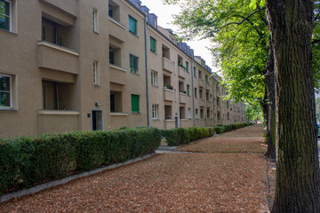 Typical architecture in the Leipzig district Lössnig from the 40's of last century.
