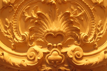 Moulures de l'Assemblée Nationale, Palais Bourbon à Paris