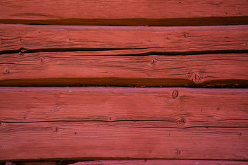 Obraz premium Old red wooden planks