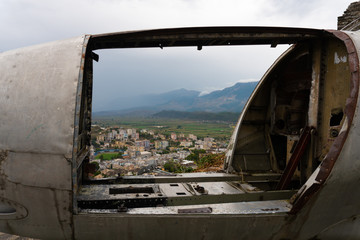 View Through Old Plane