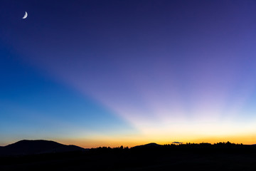 Amazing after sunset colors