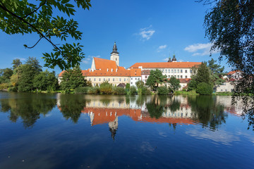 Telc, Czech Republic. Historic town in central Europe