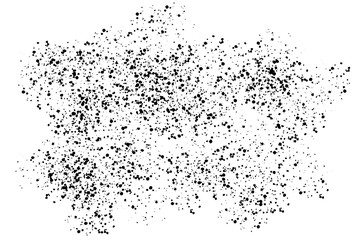 Grunge monochrome vector background. Dust overlay distress grain, image simply placed over object for grungy effect creation. Abstract, splattered, dirty, texture for design. Hand drawn grain surface