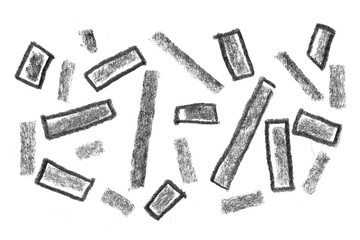 Abstract pencil structure background and abstraction lines and dots. Raw pencil background. Rough abstract texture.