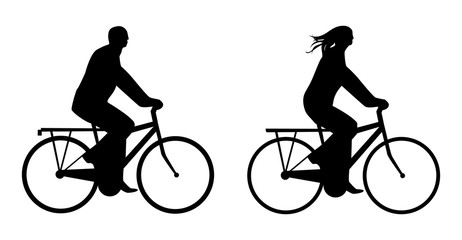 Obraz premium Cyclists