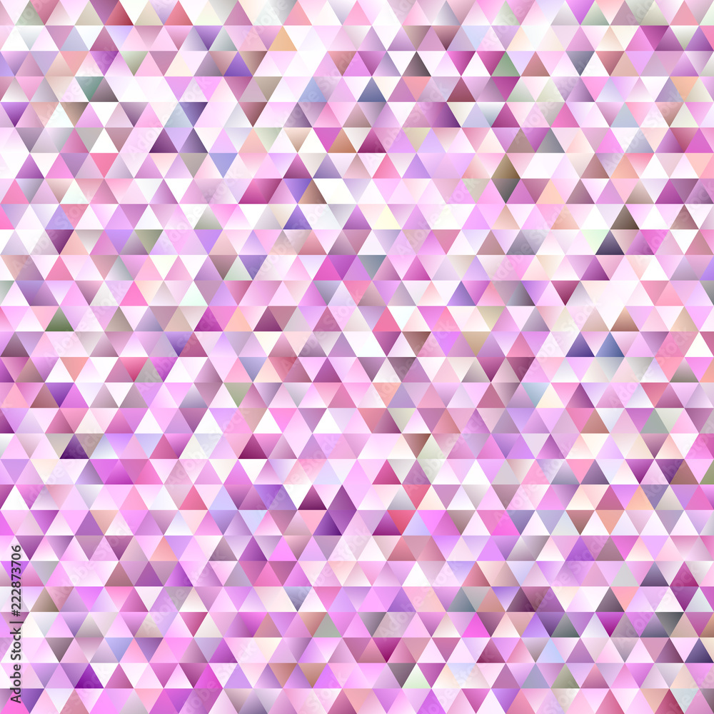 Poster abstract gradient tiled triangle pattern background - vector mosaic graphic design with colorful reg