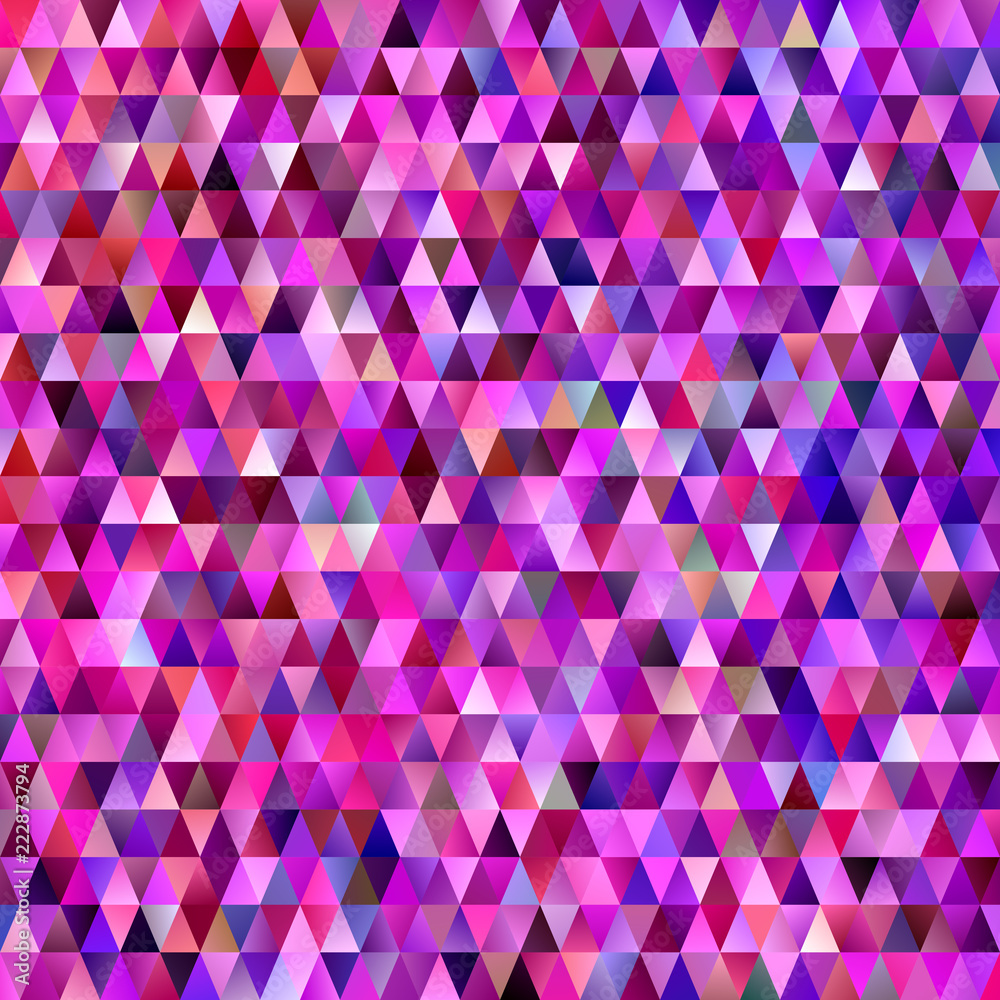 Poster geometric triangular polygon pattern background - modern gradient vector graphic design with colorfu
