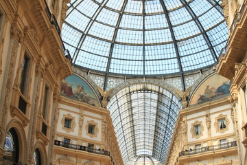 Obraz premium Gallerie Vittorio Emanuele à Milan, Italie 