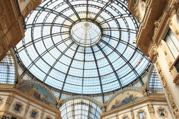 Obraz premium Gallerie Vittorio Emanuele à Milan, Italie 