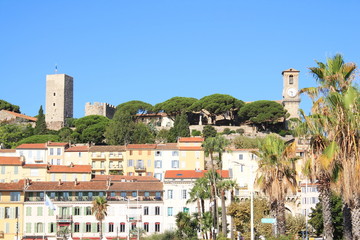 Le village historique du Suquet à Cannes, Cote d'Azur, France
