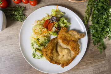 kotlet ziemniaki