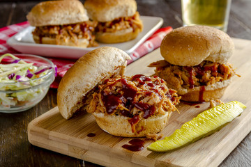 Barbeque Pulled Pork Sandwiches