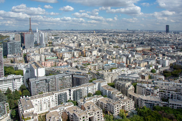 Aerial view of Paris, France