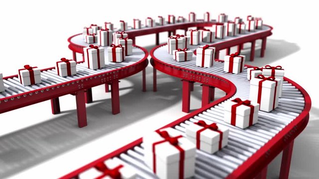 A look inside Santa's Christmas toy factory at the North Pole.