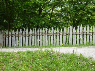 big paling fence
