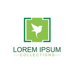 Bird Logo Template Design Vector, Emblem, Design Concept, Creative Symbol, Icon