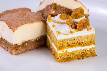 Cake with cream