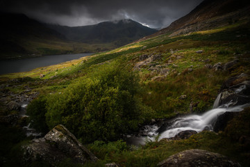 Mountain Lake and Stream 