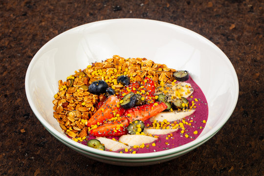 Delicious asai bowl