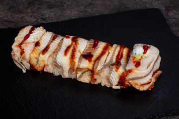Japanese roll with eel