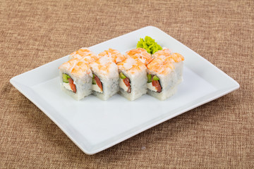 Roll with prawn