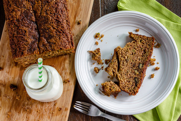 Fresh Baked Zucchini and Cinnamon Bread
