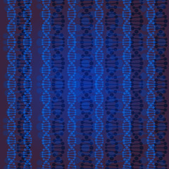 Abstract blue DNA theme background