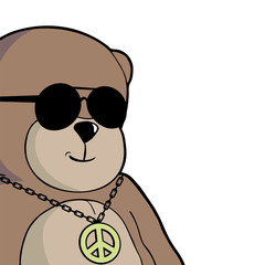 bear with sunglasses