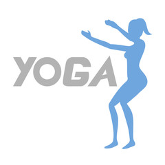 yoga woman icon