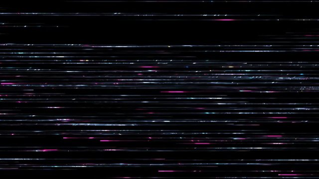3d render, abstract digital background, horizontal lines, rain, sparkling backdrop, noise, equalizer, spectrum. Loop at 2K resolution.