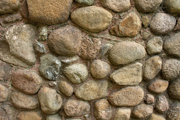 Closeup of Stone wall
