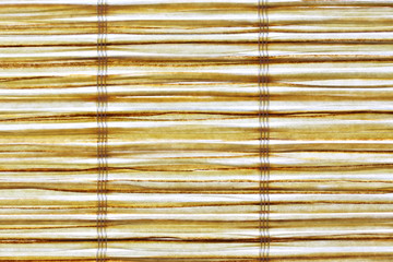 extreme abstract close-up of a reed mat in longitudinal direction
