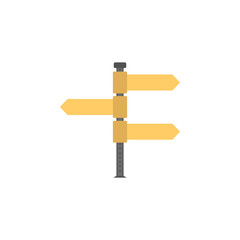 Fingerpost colored icon. Element of road signs and junctions icon for mobile concept and web apps. Colored Fingerpost can be used for web and mobile