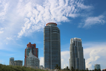 Obraz premium Miami Beach buildings. South Point