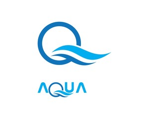 Water Wave symbol and icon Logo Template