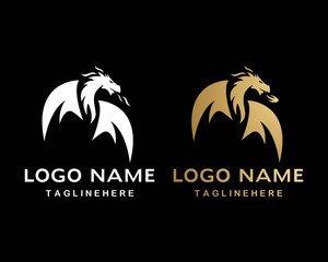 Dragon logo template